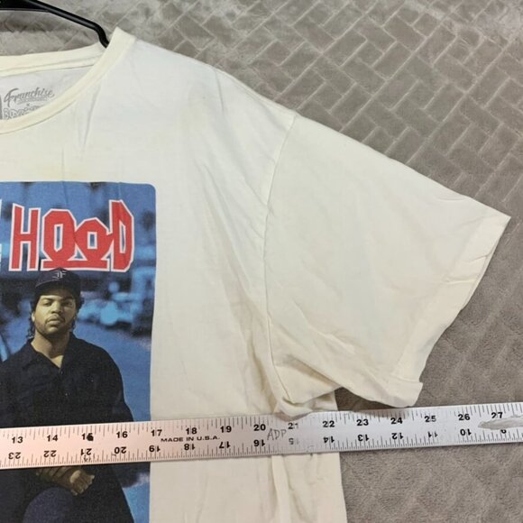 Franchise Boyz In The Hood Mens XL T Shirt White Short Sleeve Crew Neck Graphic - Picture 8 of 13